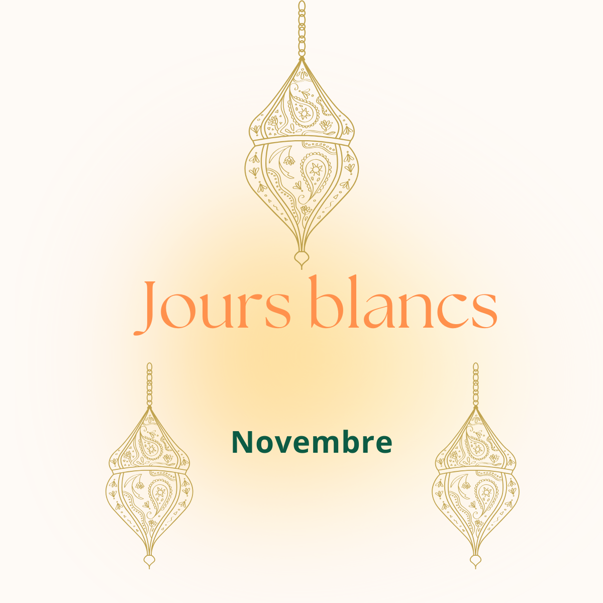 Jours blancs novembre 2024 jeûne jour blanc