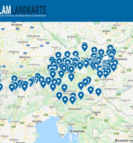 autriche publie une carte de l’islam-min