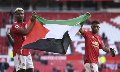 Paul Pogba brandit le drapeau Palestinien
