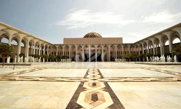 La cour de la mosquée d'Alger