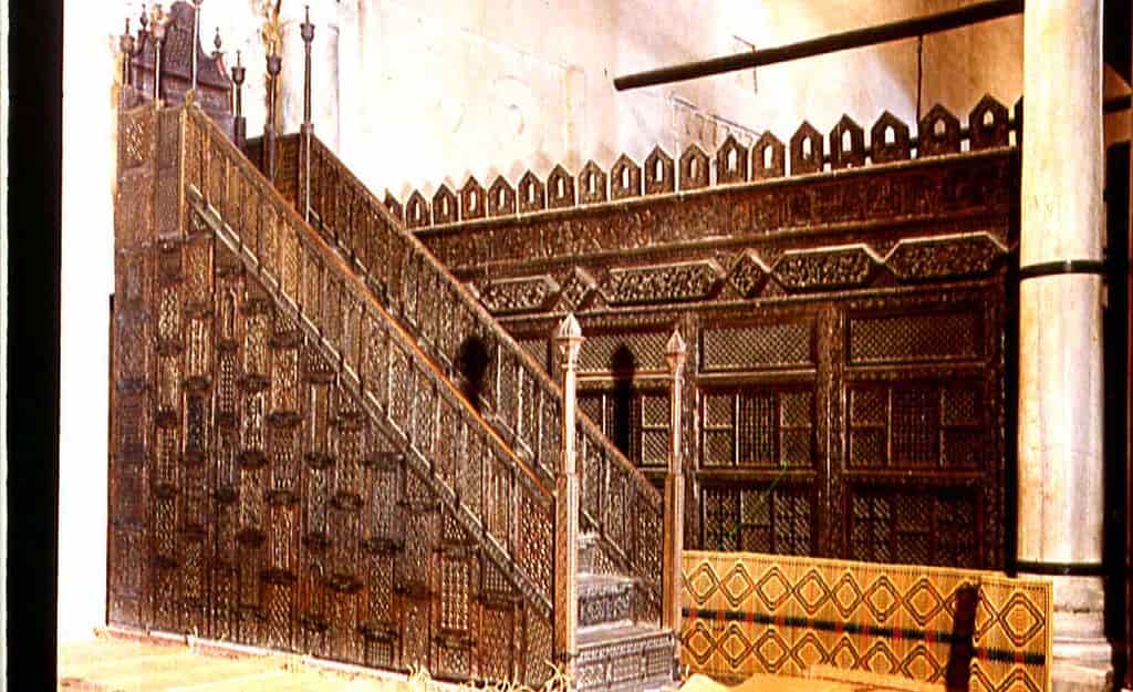 Minbar de la Grande Mosquée de Kairouan, tunisie