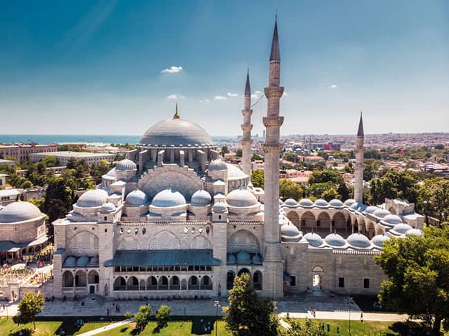 dômes de la mosquée suleymaniye