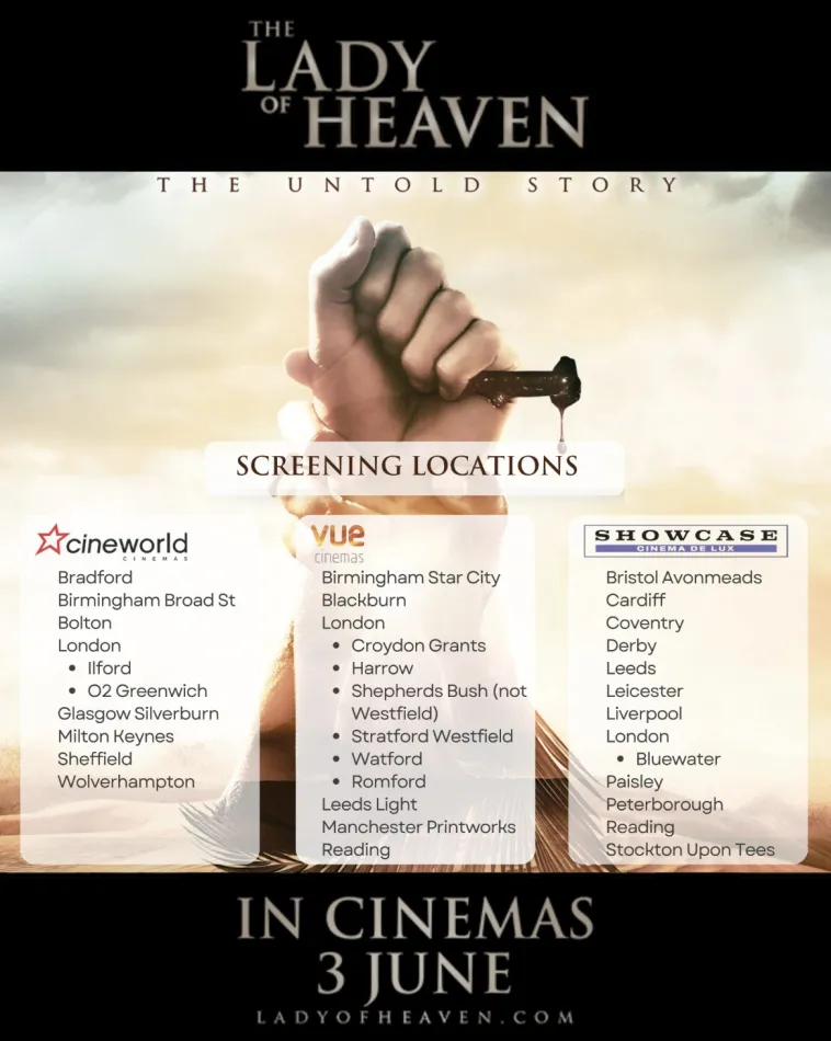 Affiche du film The Lady of Heaven